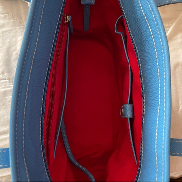 Dooney and Bourke Tote Bag Blue Purse - Picture 12 of 15